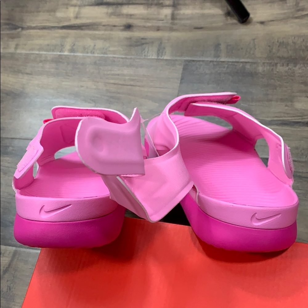 NIKE SUNRAY ADJUST 5 (GS/PS) Psychic Pink/Laser - Picture 15 of 16